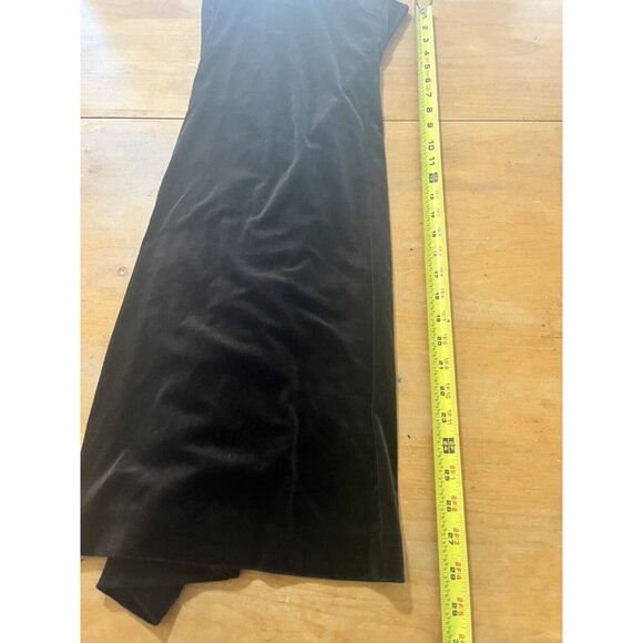 Velvet holiday H&M black flare leg pants side pockets women’s 6 Goth - Picture 6 of 11